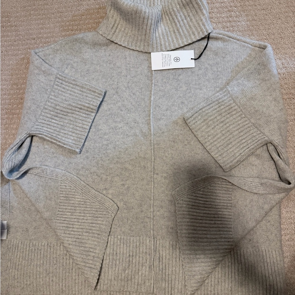 Ann Taylor Grey Cashmere Sweater